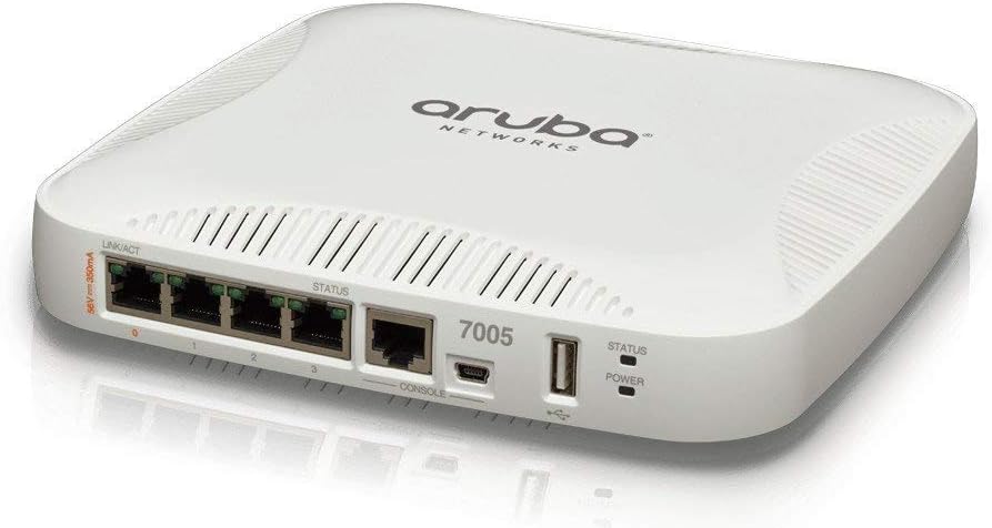 Buy JW633A Aruba 7005 (RW) 4-port 10/100/1000BASE-T 16 AP and 1K Client Controller.