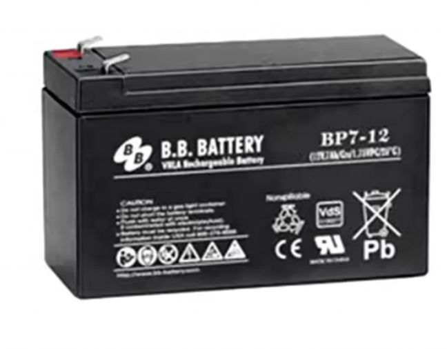 Buy BB Battery12V 7AH AGM UPS Storage Battery 12V Lead-Acid Battery BP7-12