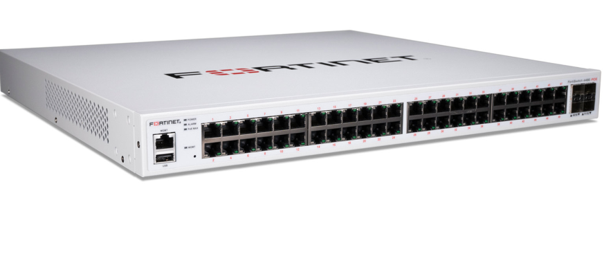 Buy FS-448E-POE	FortiSwitch 448E-POE Layer 2/3 FortiGate switch