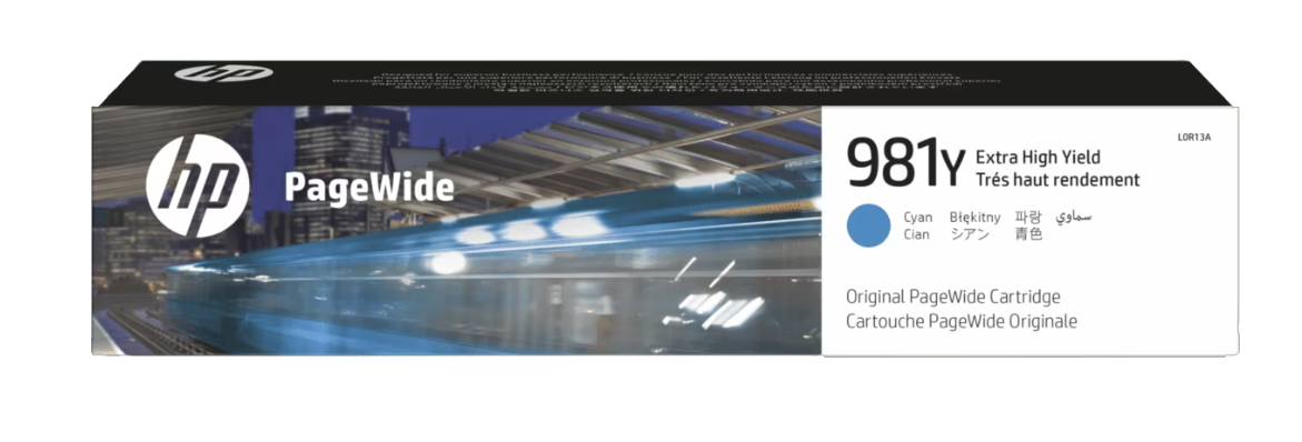 Buy L0R13A HP 981Y Extra High Yield Cyan Original PageWide Cartridge