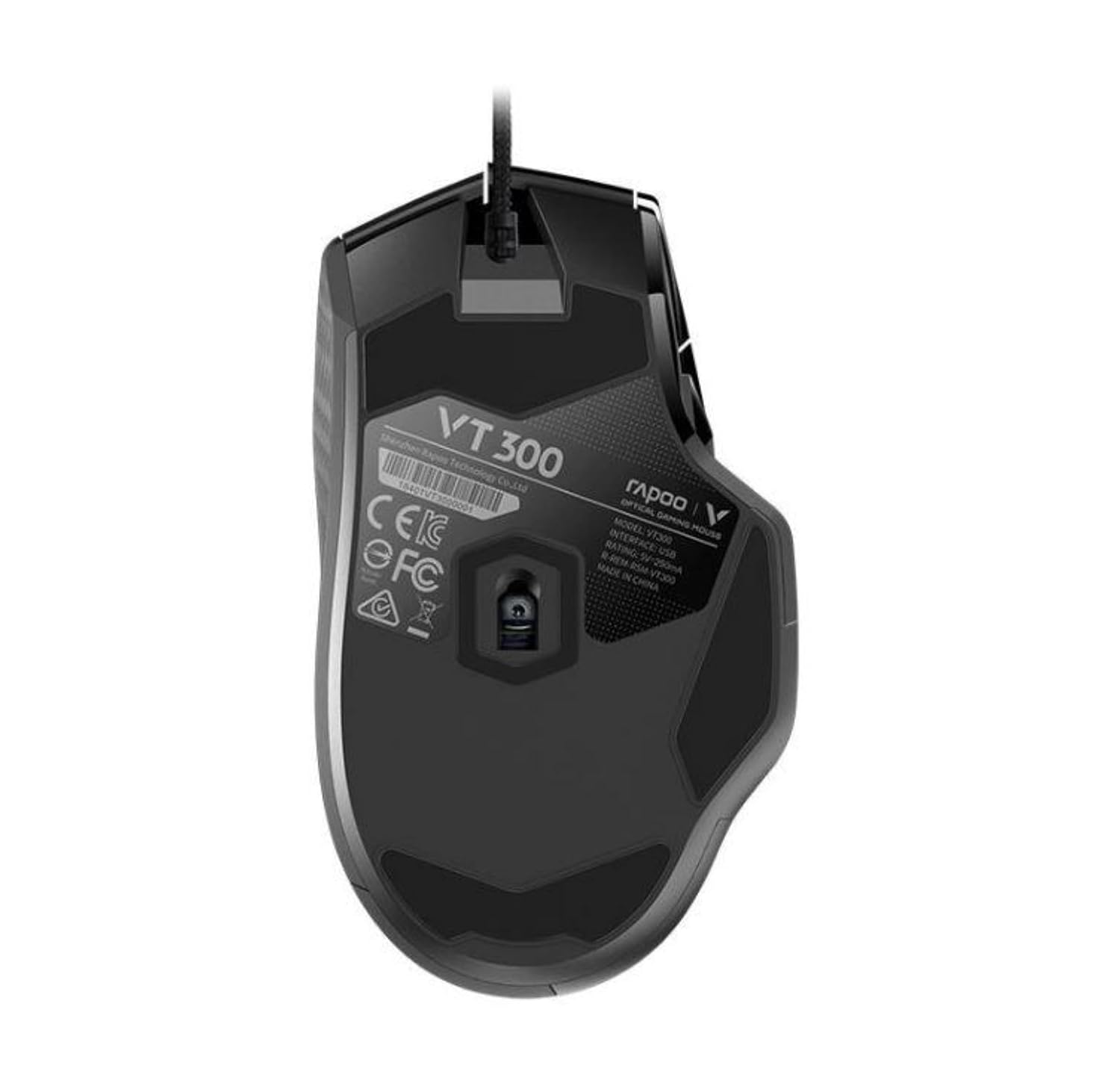 Buy RAPOO VPRO VT300 GAMING MOUSE WIRED - BLACK