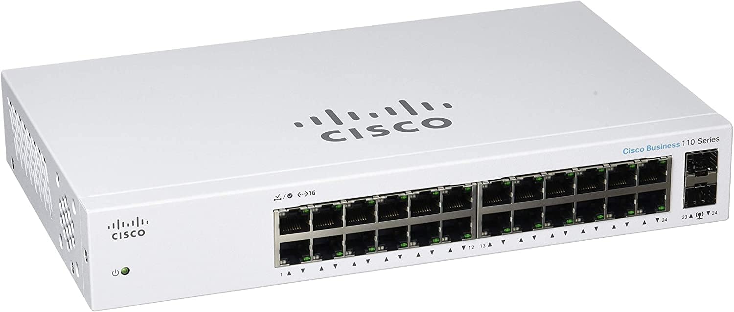 Buy Cisco Business 110 Series 110-24T - switch - 24 ports - unmanaged - rack-mountable CBS110-24T-CN