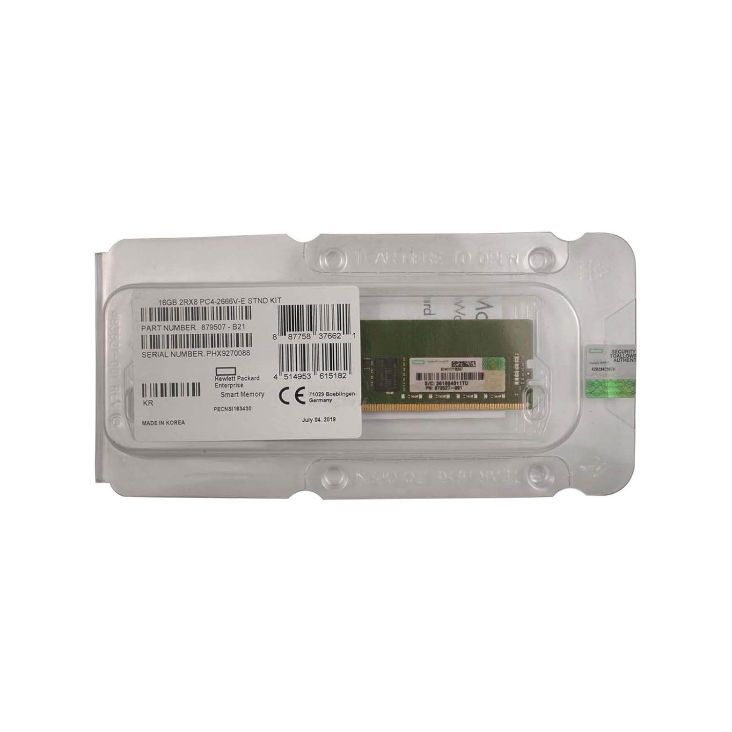 Buy HPE UDIMM ECC Server Memory Replacement 879507-B21