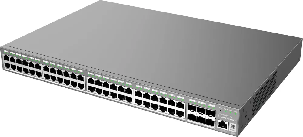 Grandstream GWN7806PL 48-Port Gigabit Managed PoE+ Layer 2++ Switch
