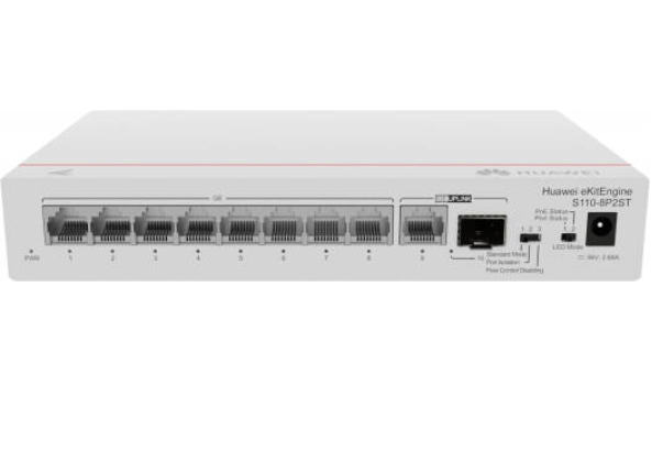 Buy HUAWEI Switch, 8x10/100/1000BASE-T Ports, S110-8P2ST
