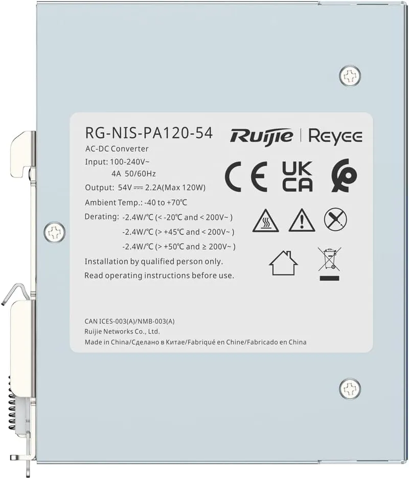 Buy Ruijie RG-NIS-PA120-54 120W 54V Gigabit PoE Injector