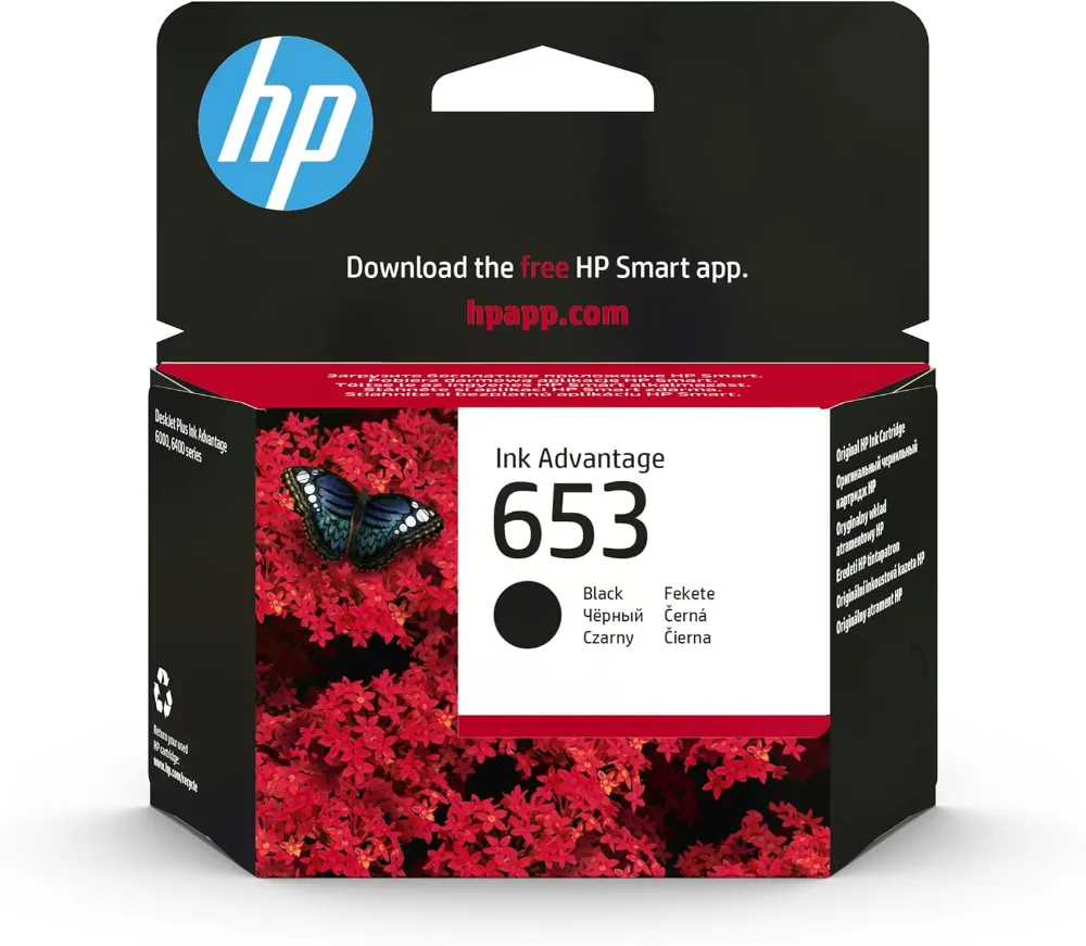 Buy HP 653 Black Original Ink Advantage Cartridge 3YM75AE