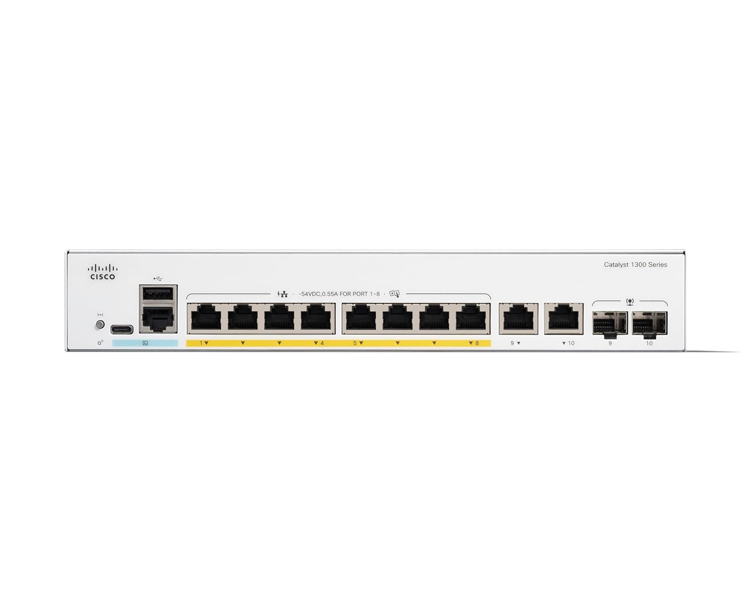 Buy Cisco Catalyst 1300 Series 8 Port PoE+ Switch C1300-8P-E-2G