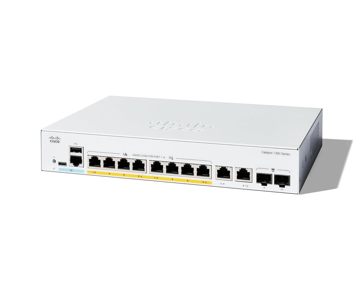 Buy Cisco Catalyst 1300 Series 8 Port PoE+ Switch C1300-8P-E-2G