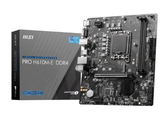 MSI PRO H610M-E DDR4 LGA1700 Motherboard 911-7D48-062