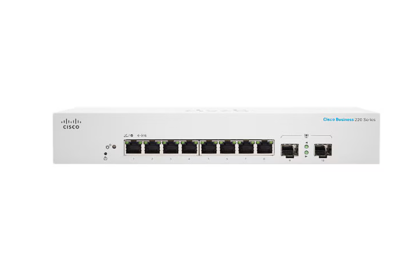 Buy Cisco Business 220 Series  switch - 10 ports - smart - rack-mountable CBS220-8T-E-2G-CN