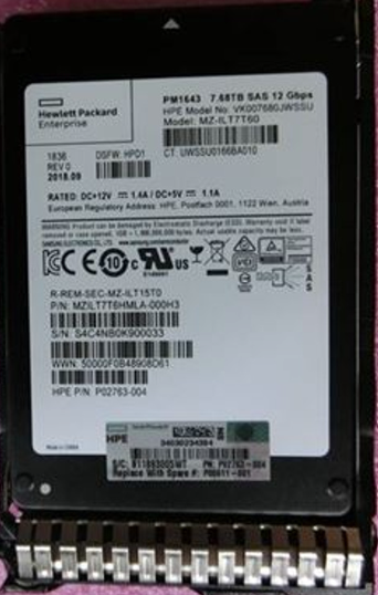 Buy P06590-B21  HP G8-G10 7.68-TB 2.5 SAS 12G RI SC SSD 5 Pack