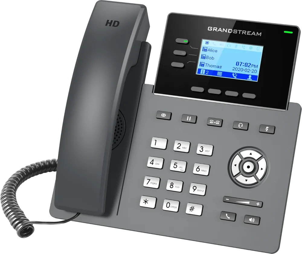 Grandstream GRP2603P 3 Line IP Phone 6 SIP Accounts HD Audio PoE