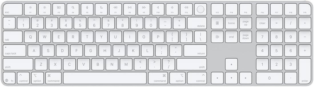 Buy Apple Magic Keyboard with Numeric Keypad  English  WHITE LIGHTING MXCJ3LL/A