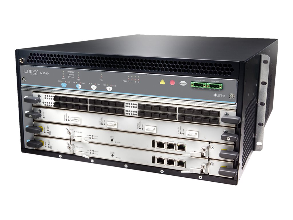 Buy MX240BASE-AC-HIGH Juniper Networks MX-series MX240 - router - rack-mountable