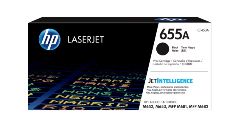 Buy HP 655A Black Original LaserJet Toner Cartridge CF450A