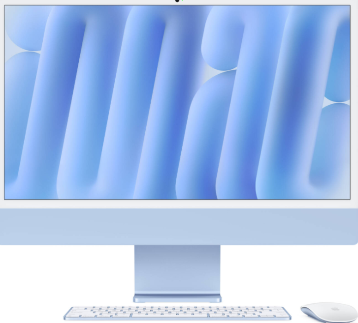 Buy Apple iMac (2024) AIO Desktop Computer, 24 4.5K Retina Standard Display MWUC3