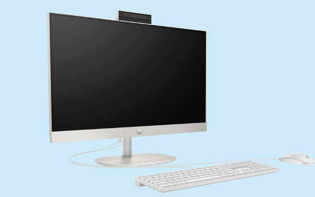 Buy AIO HP 24-CR0123 CI5 13TH GEN 8GB 512GB SSD 24 INCH DOS NEW WHITE