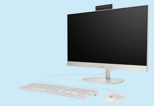 Buy AIO HP 24-CR0123 CI5 13TH GEN 8GB 512GB SSD 24 INCH DOS NEW WHITE