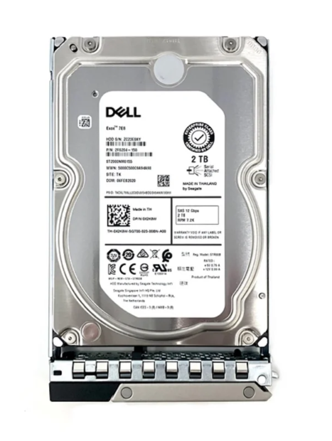 Buy Dell 2TB NLSAS Hard Drive - 7.2K RPM, 12Gbps, 3.5in Hot-Plug