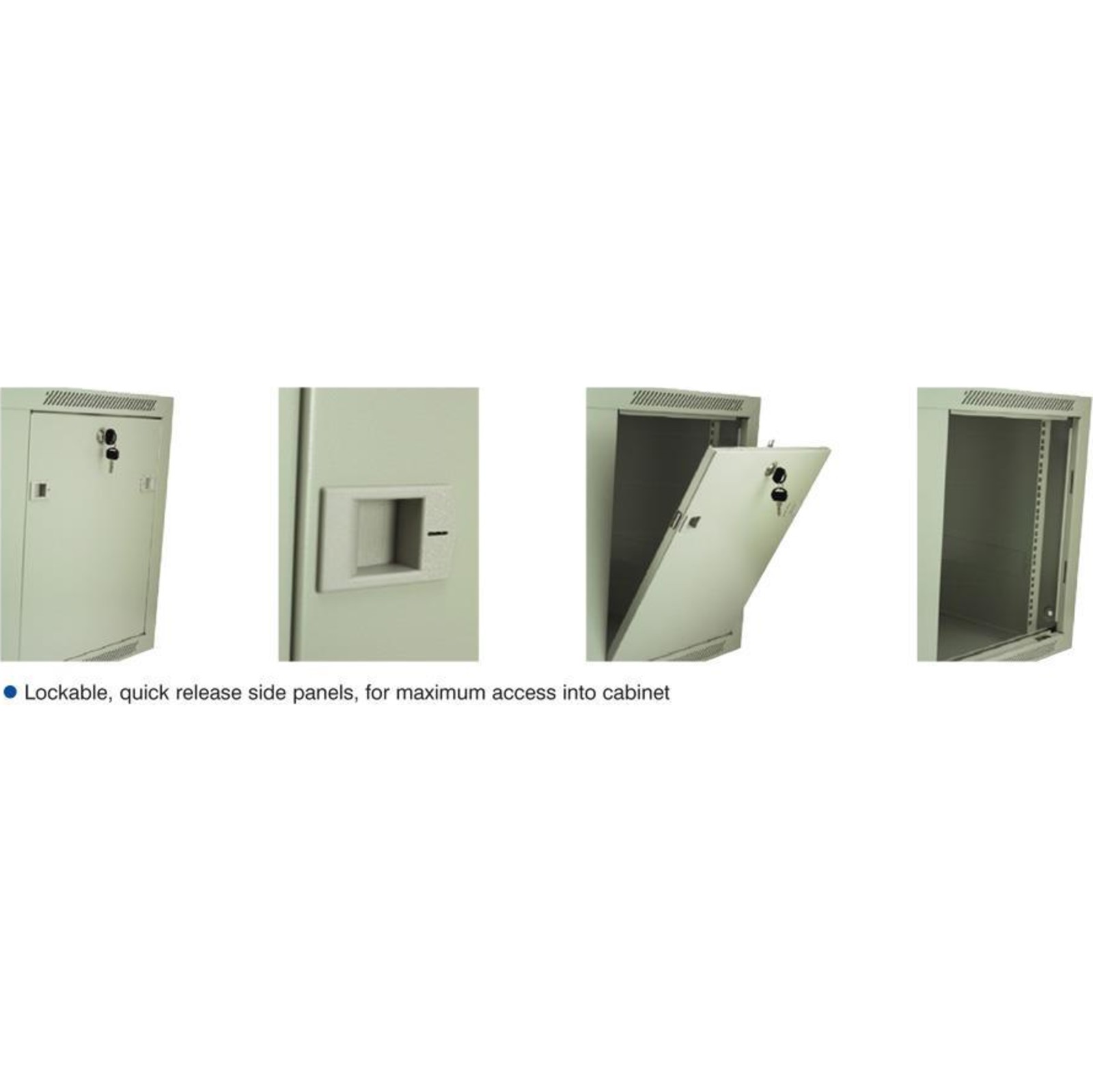 Buy WBFP6.6SG  EXCEL 6U 600MM DEEP WALL BOX FLAT PACK GREY