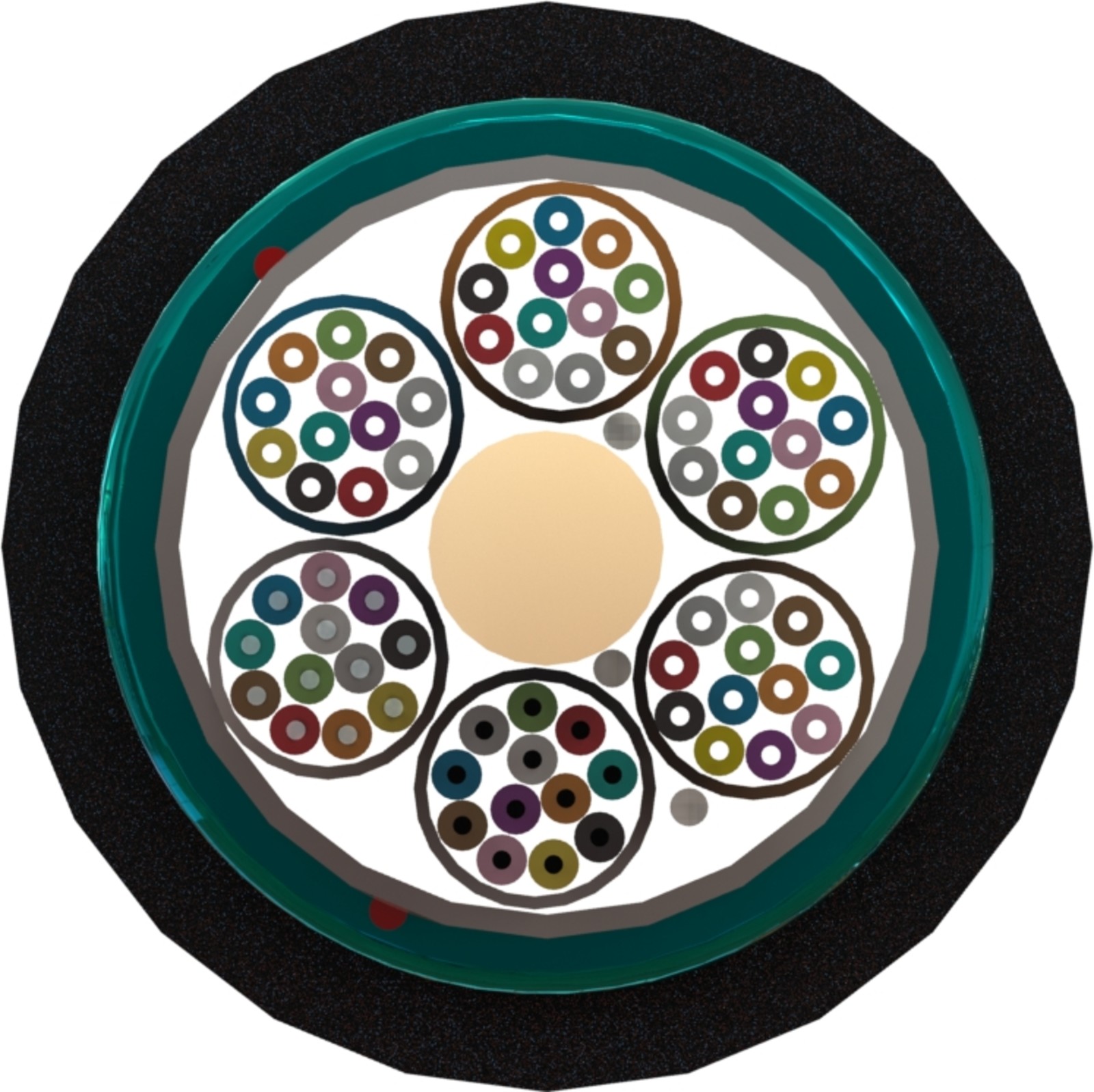 Buy 333-072 Enbeam Multi Loose Tube External OS2 SM CST Fibre Cable Fca - Black - 72-Core