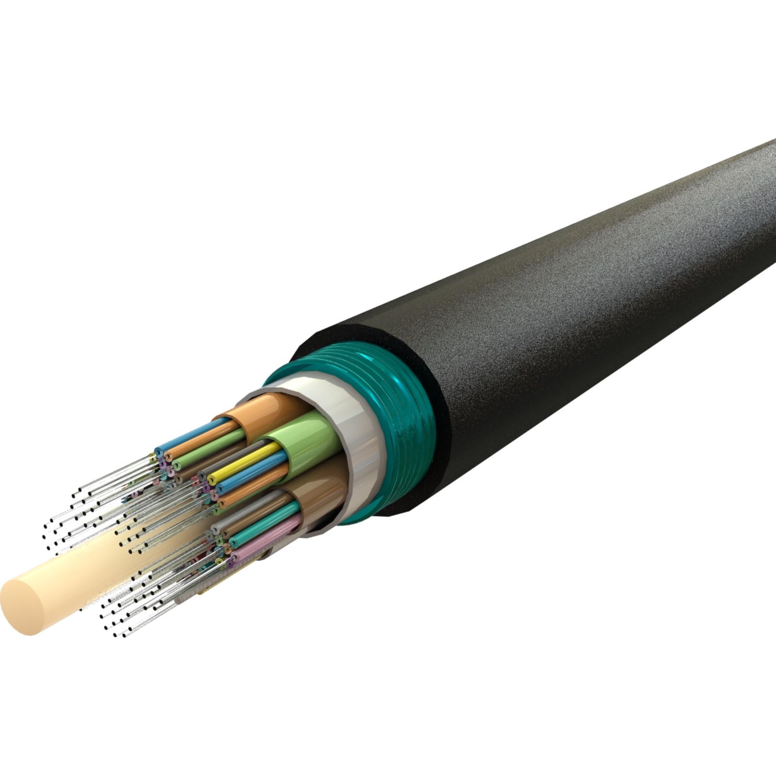 Buy 333-072 Enbeam Multi Loose Tube External OS2 SM CST Fibre Cable Fca - Black - 72-Core