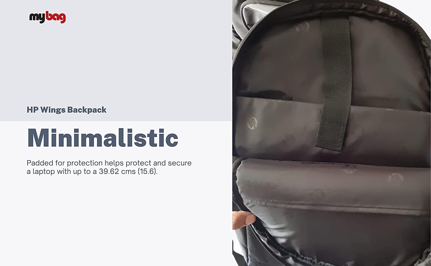 Buy 1D0M4PA HP WINGS BACKPACK BLACK , NEW (LAPOPT BAG)
