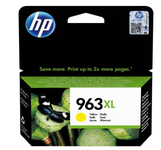 Buy 3JA29AE HP 963XL High Yield Yellow Original Ink Cartridge