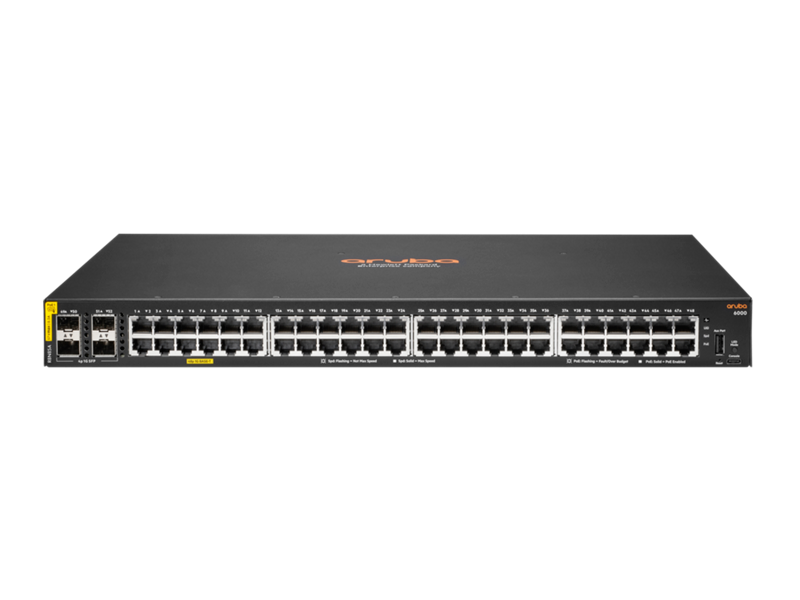 Buy R8N85A Aruba 6000 48G Class4 PoE 4SFP 370W Switch