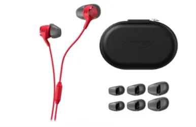 Buy HyperX Cloud Earbuds III BN7S0AA Red Gaming Earbuds 14.3mm Dynamic Drivers 3.5mm TRRS