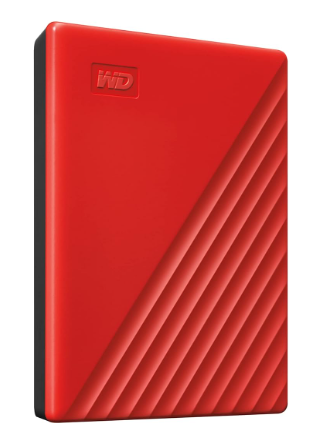 Buy WD 2TB My Passport Portable External Hard Drive, USB3.2 Red WDBYVG0020BRD-WESN