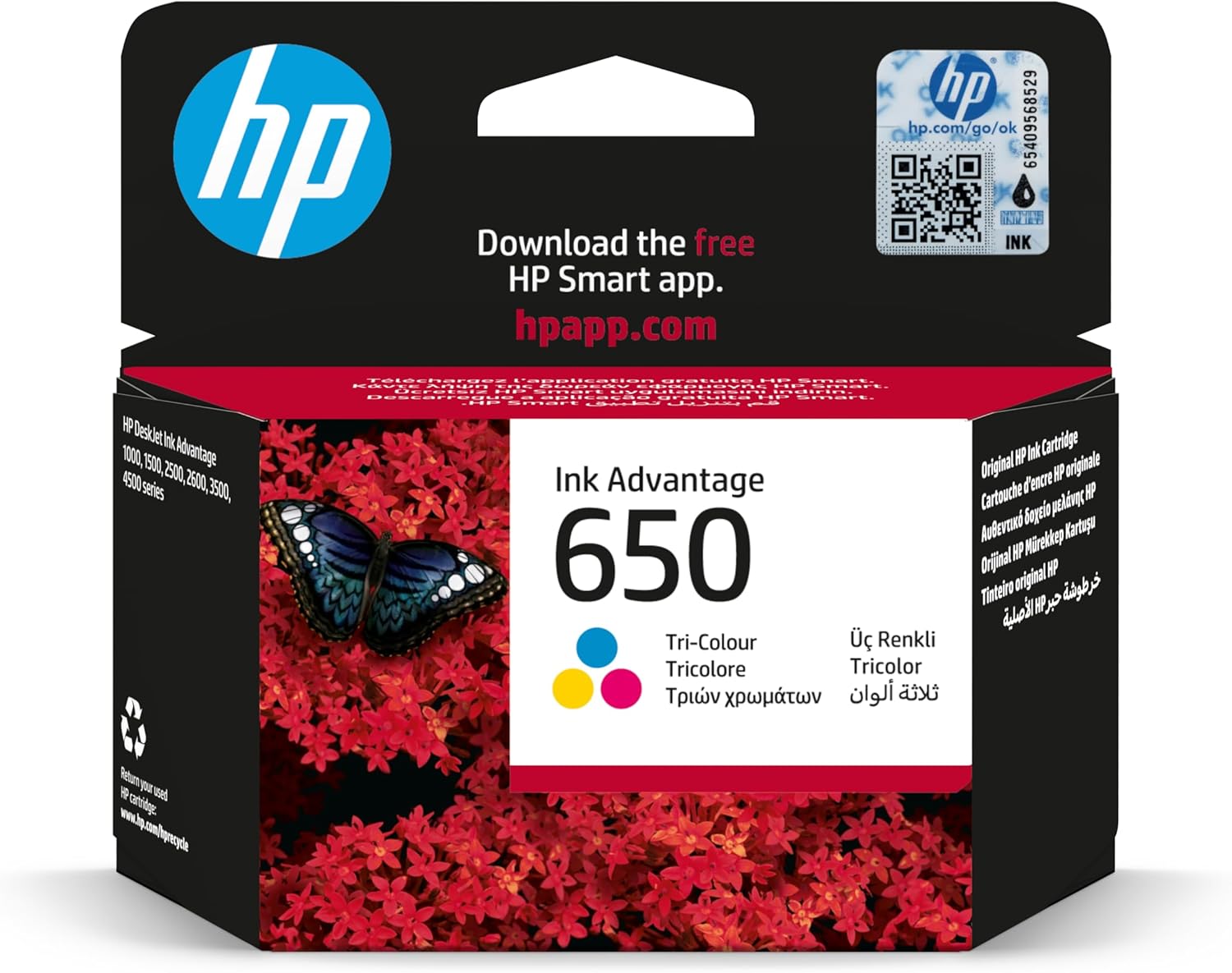Buy CZ102AK HP 650 Tri-color Original Ink Cartridge