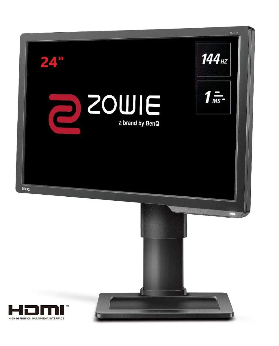 Buy BenQ ZOWIE XL2411P 24 Inch 144Hz Gaming Monitor, 1ms Response Time, Black 9H.GPLB.QPP