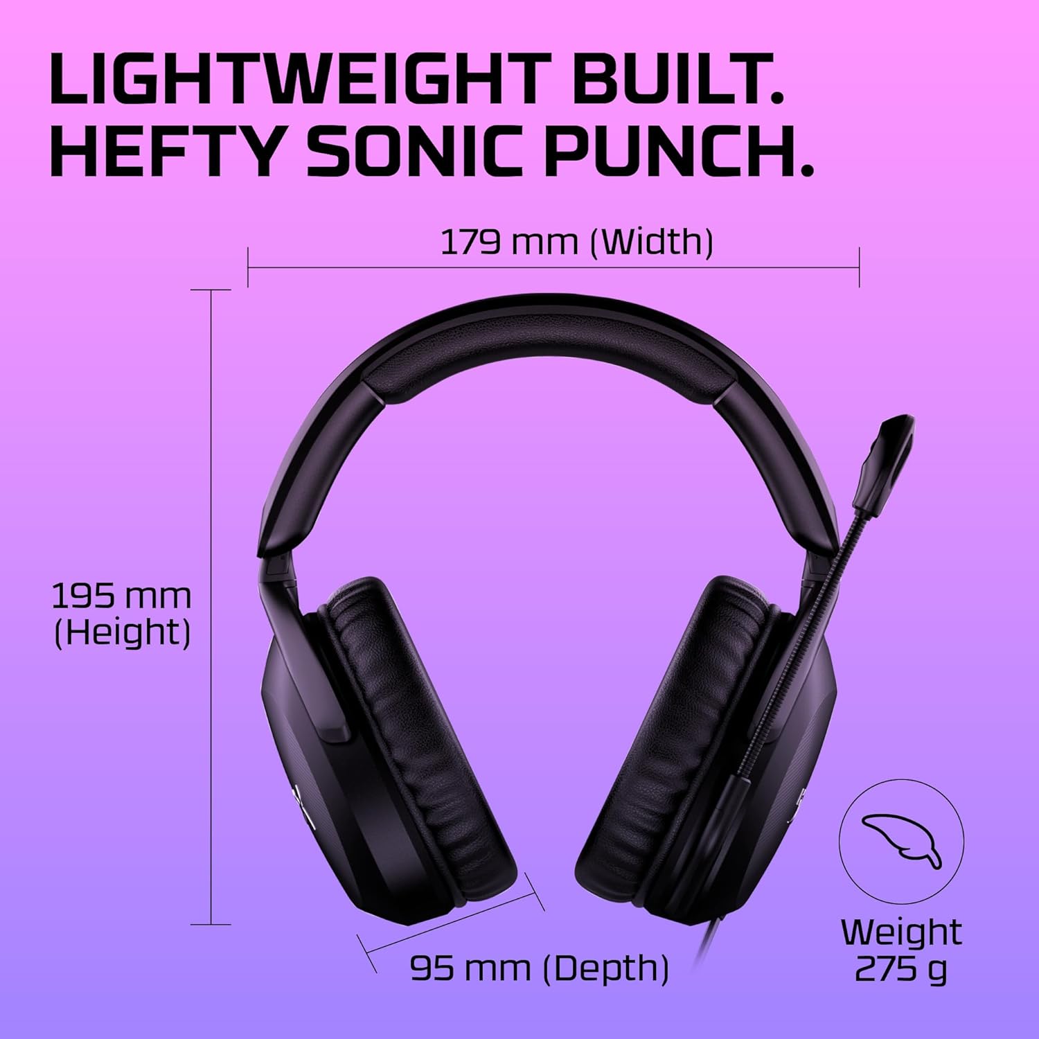 Buy HyperX Cloud Stinger 2 - Gaming Headset (Black) 519T1AA