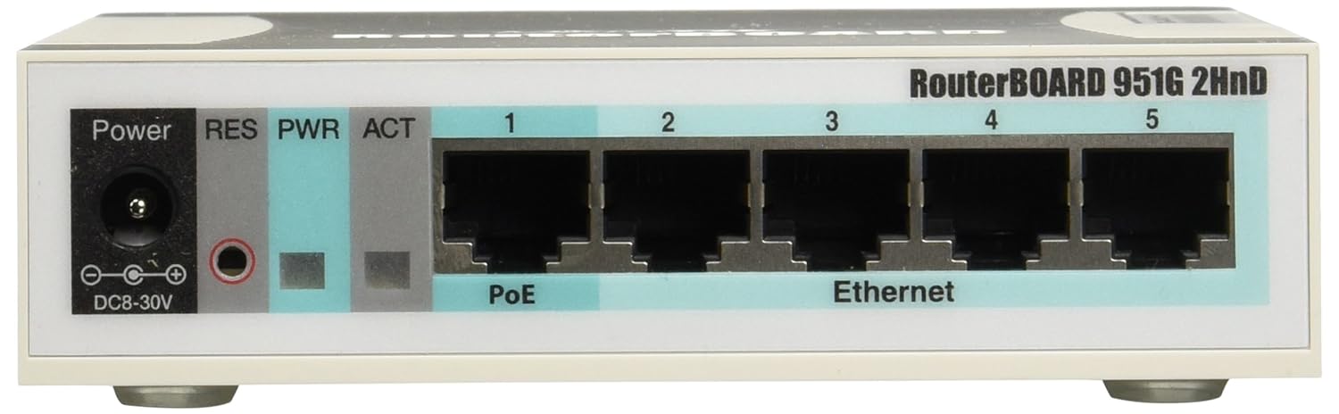 Buy MikroTik RB951Ui-2HnD 2.4GHz AP with 5 Ethernet ports