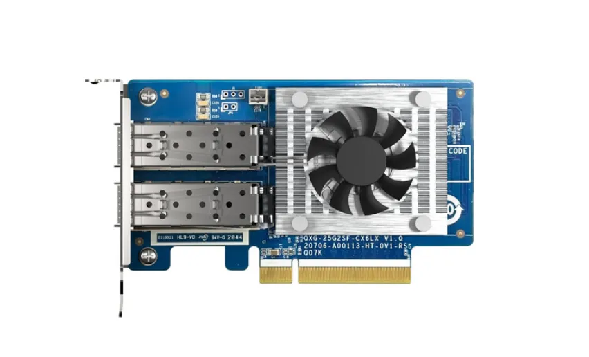 Buy QNAP QXG-25G2SF-CX6 Dual-Port 25GbE PCIe 4.0 x8 Network Expansion Card