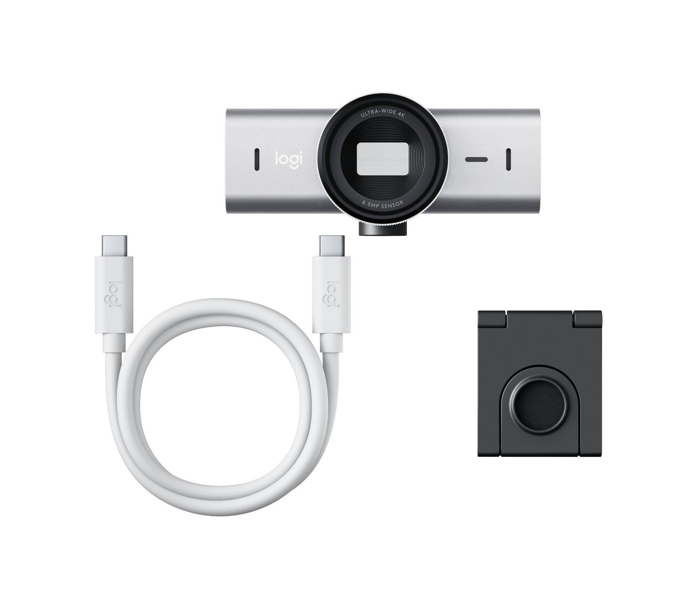 Buy Logitech Webcam - MX Brio 4K USB C (Pale Grey) 960-001554