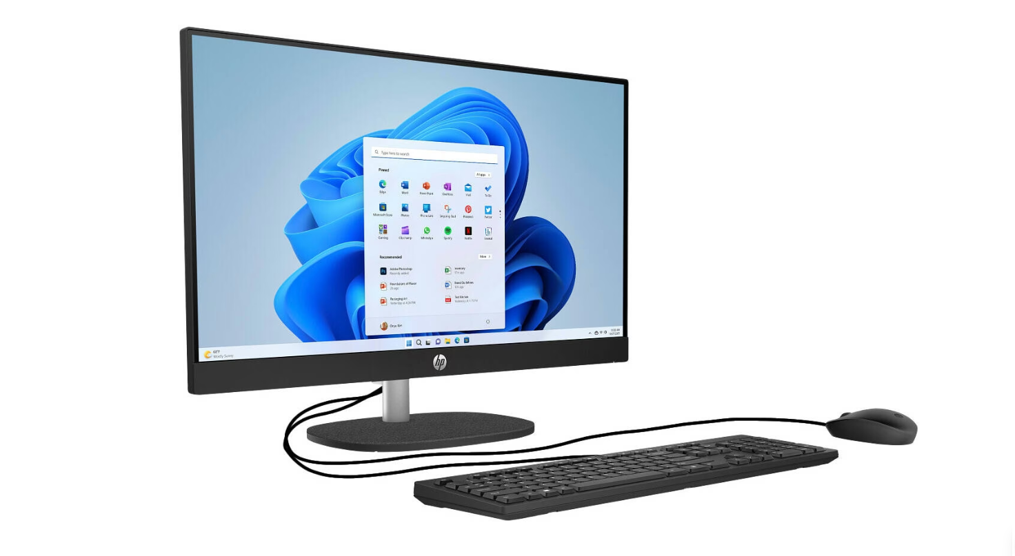 Buy HP AIO 24-cr2031nh U5-225U 8GB 512GB SSD TOUCH SHARED DOS BLACK  D30BXEA#BH5