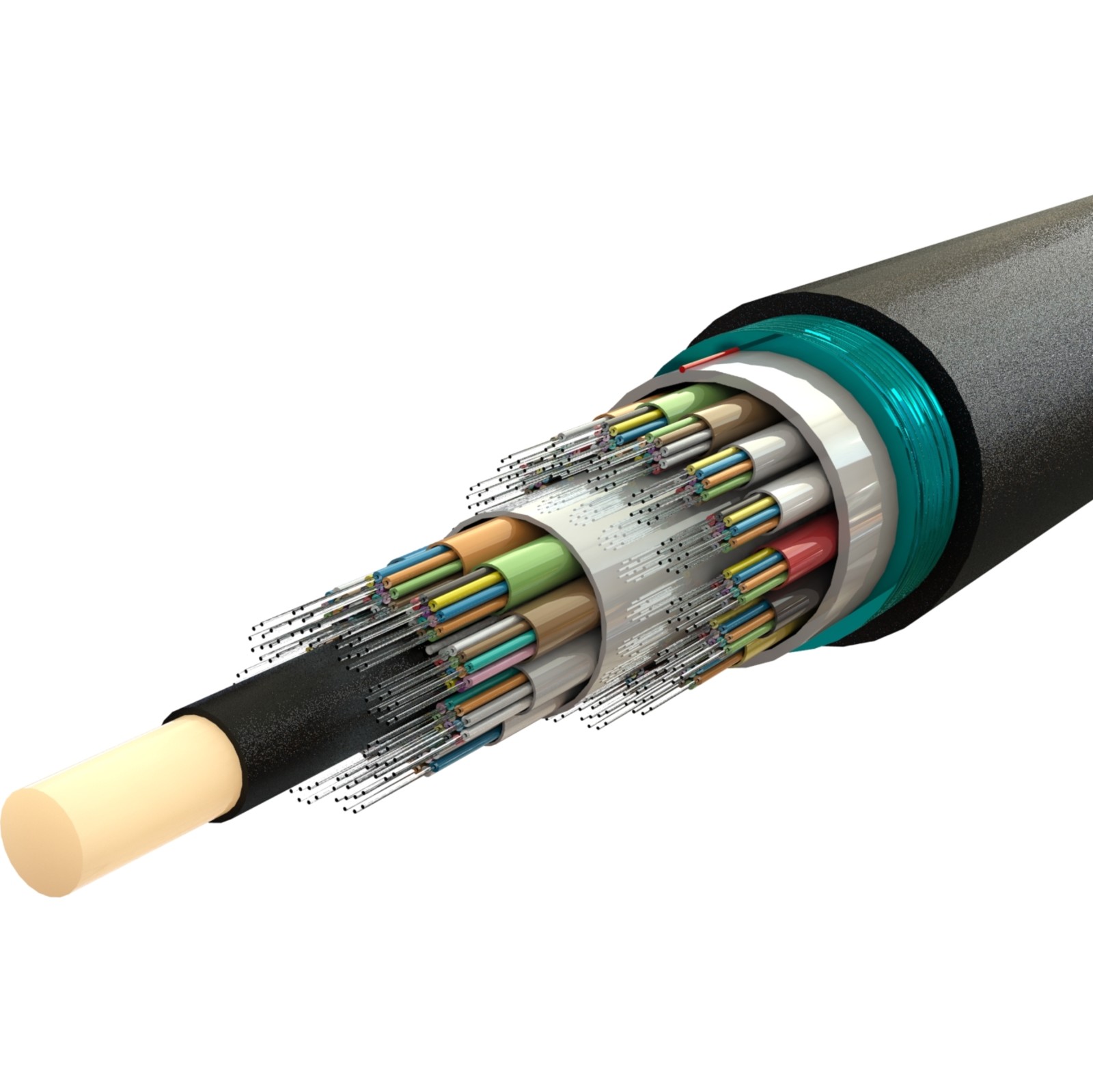 Buy 333-288 Enbeam Multi Loose Tube External OS2 SM CST Fibre Cable Fca - Black - 288-core