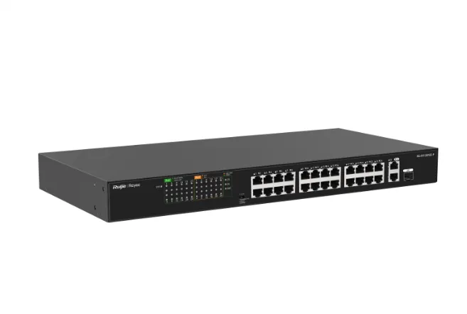Buy Ruijie 24-Port 10/100 Mbps with 2-Port Gigabit Unmanaged PoE Switch RG-ES126FGS-P