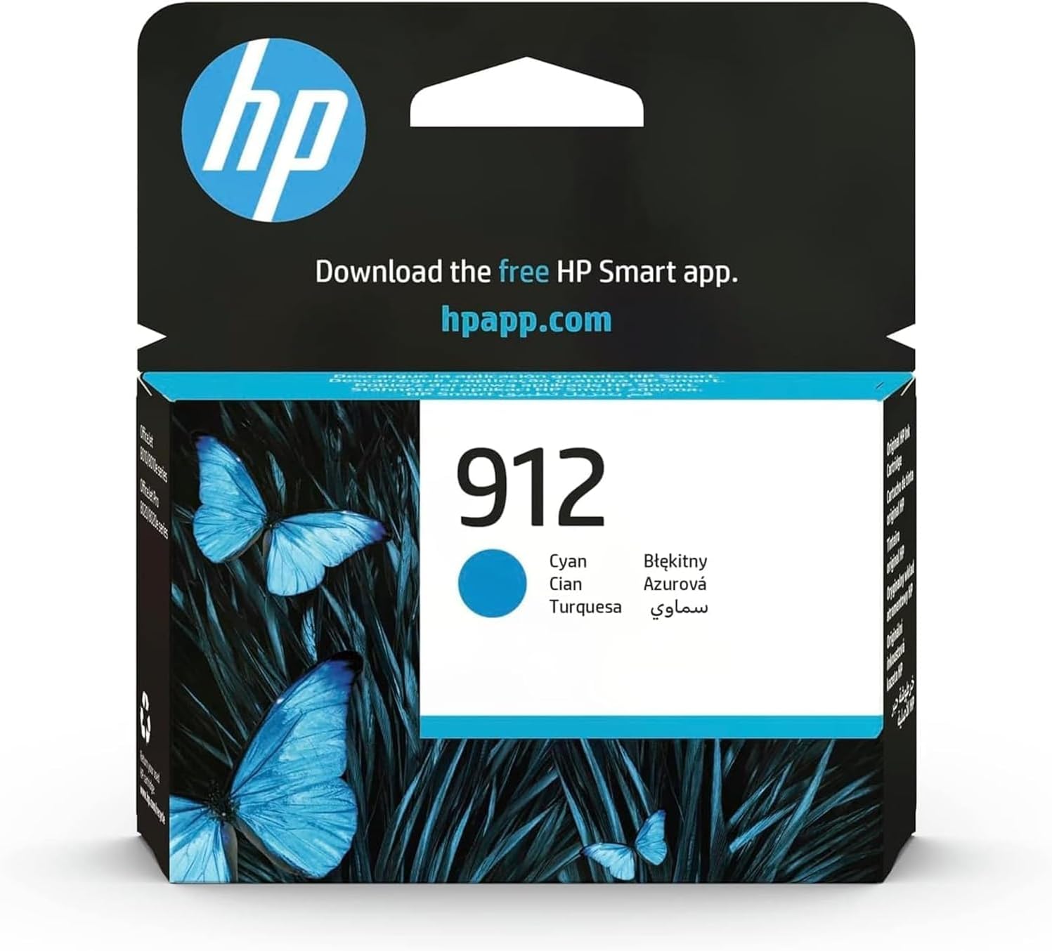 Buy 3YL77AE HP 912 Cyan Original Ink Cartridge