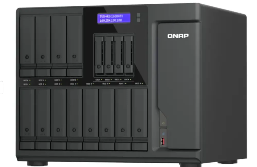 Buy QNAP TVS-AIh1688ATX-U7-32G 16-Bay NAS Enclosure Intel Core Ultra 7 32GB DDR5 RAM