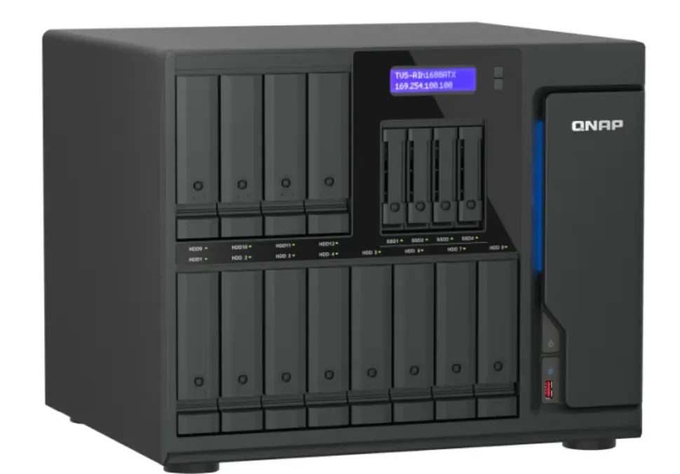 Buy QNAP TVS-AIh1688ATX-U7-32G 16-Bay NAS Enclosure Intel Core Ultra 7 32GB DDR5 RAM