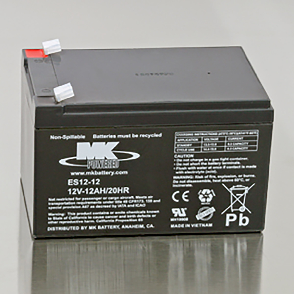 Buy ES 12 12 BATTERY 12V 12AH RECHARGEABLE SEALED LEAD ACID