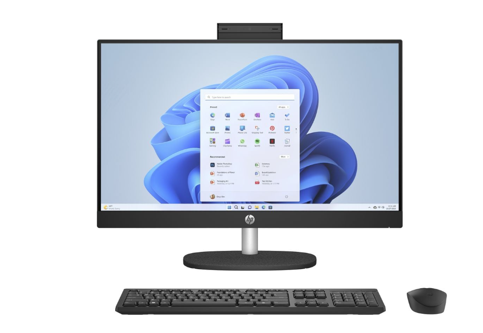 Buy HP AIO 24-cr0300nh i3-1315U 8GB/512GBSSD/23.8FHD/N-TCH/DOS/BLACK/ENG (B59U8EA#BH5)