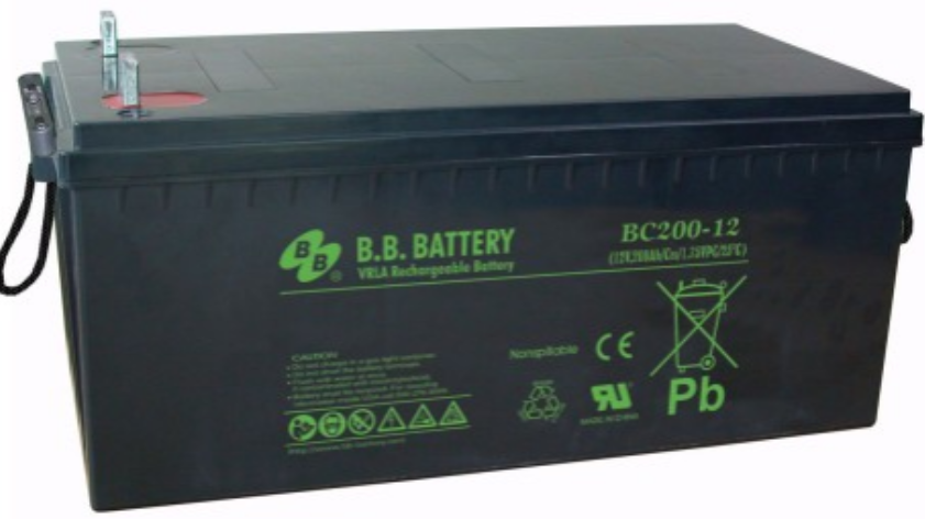 Buy BB Battery 12V 200AH UPS Lead Acid Battery BC200-12
