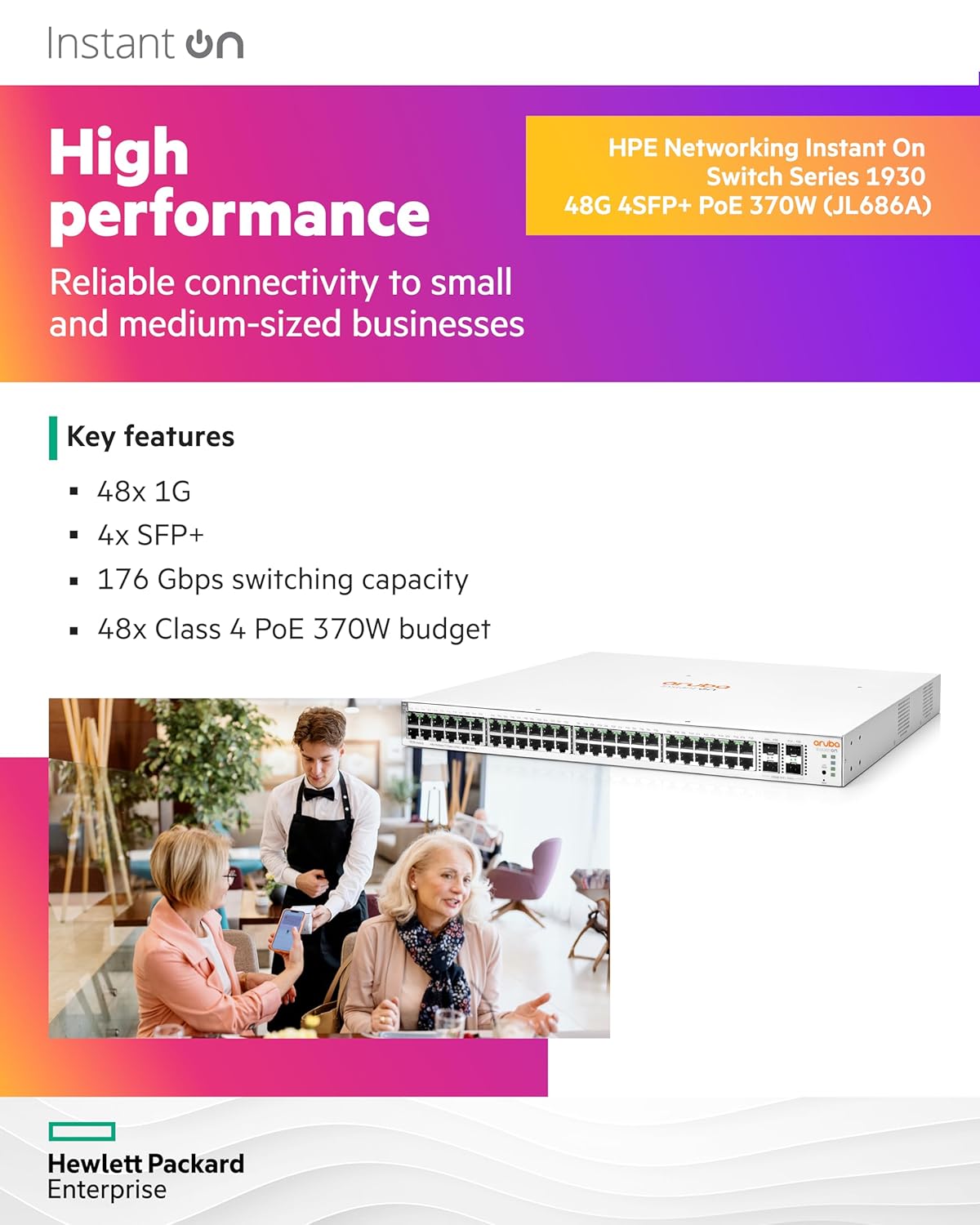 Buy JL686A HPE Networking Instant On Switch Series 1