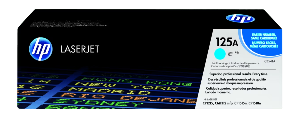 Buy CB541A HP 125A Cyan Original LaserJet Toner Cartridge