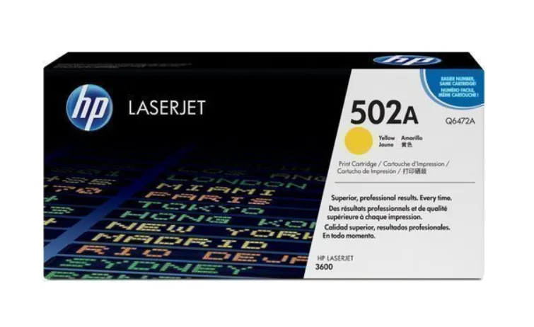 Buy HP 502A Yellow Toner Cartridge Q6472A